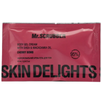 Зволожувальний крем-гель для тіла Skin Delights Cherry Bomb Mr.SCRUBBER, 10 мл